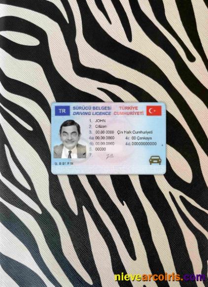 Turkey driving license photolook